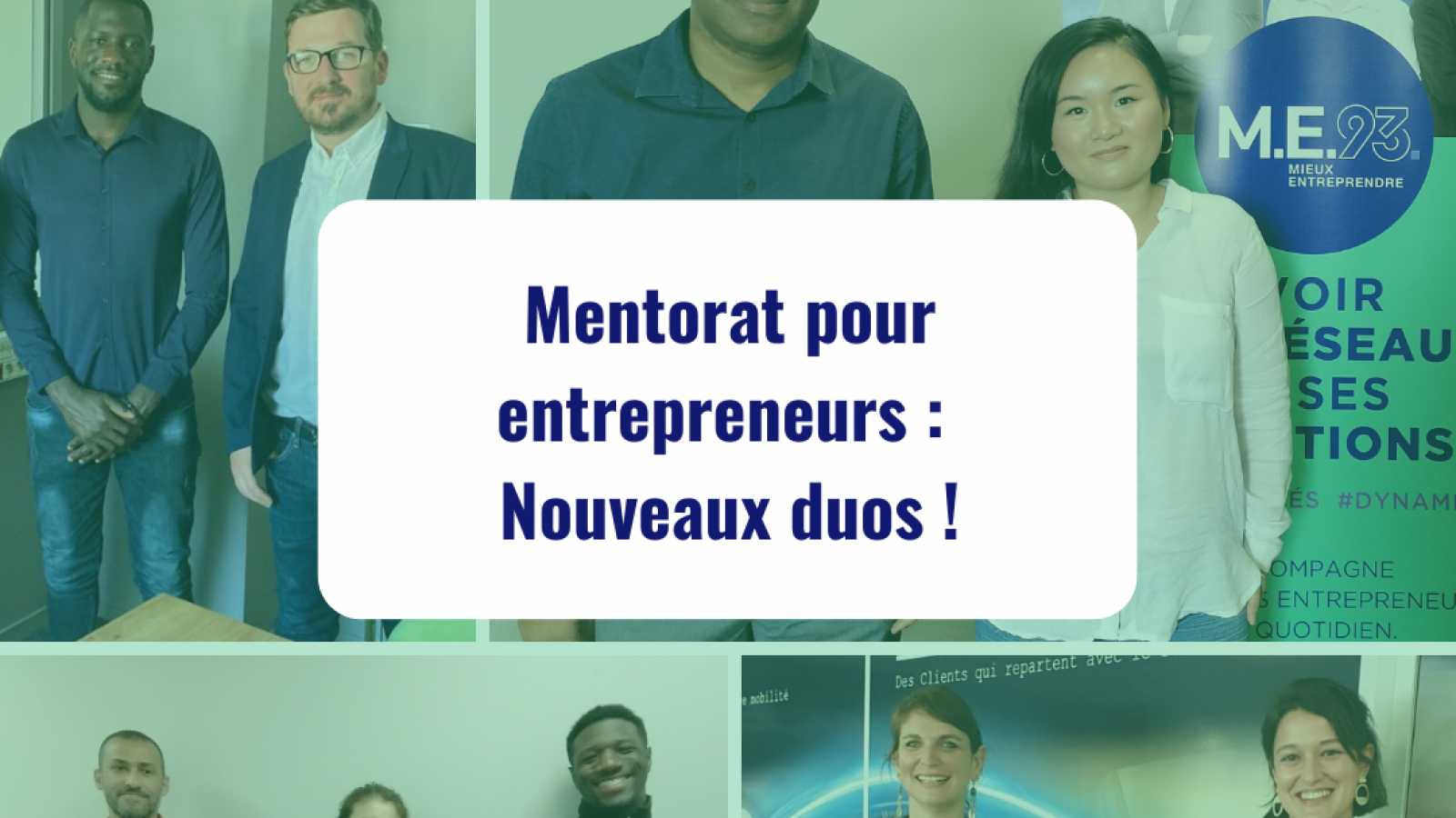 mentorat pour entrepreneurs nouveaux duos