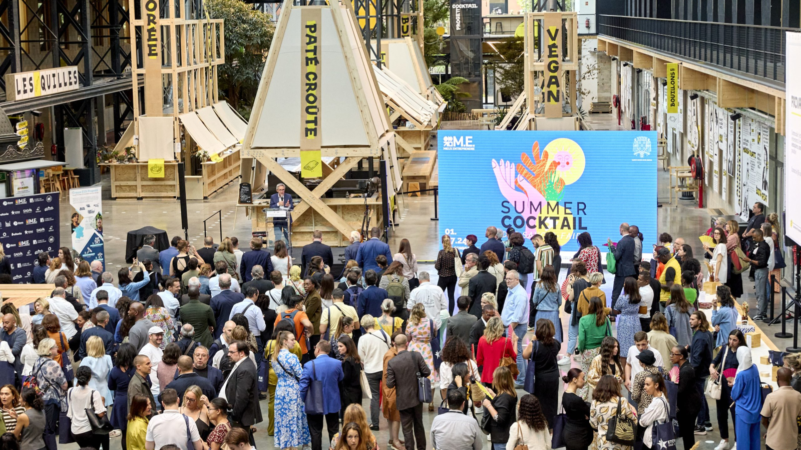 1 juin 2024 La Communale Saint Ouen, Summer cocktail de M.E Entreprendre