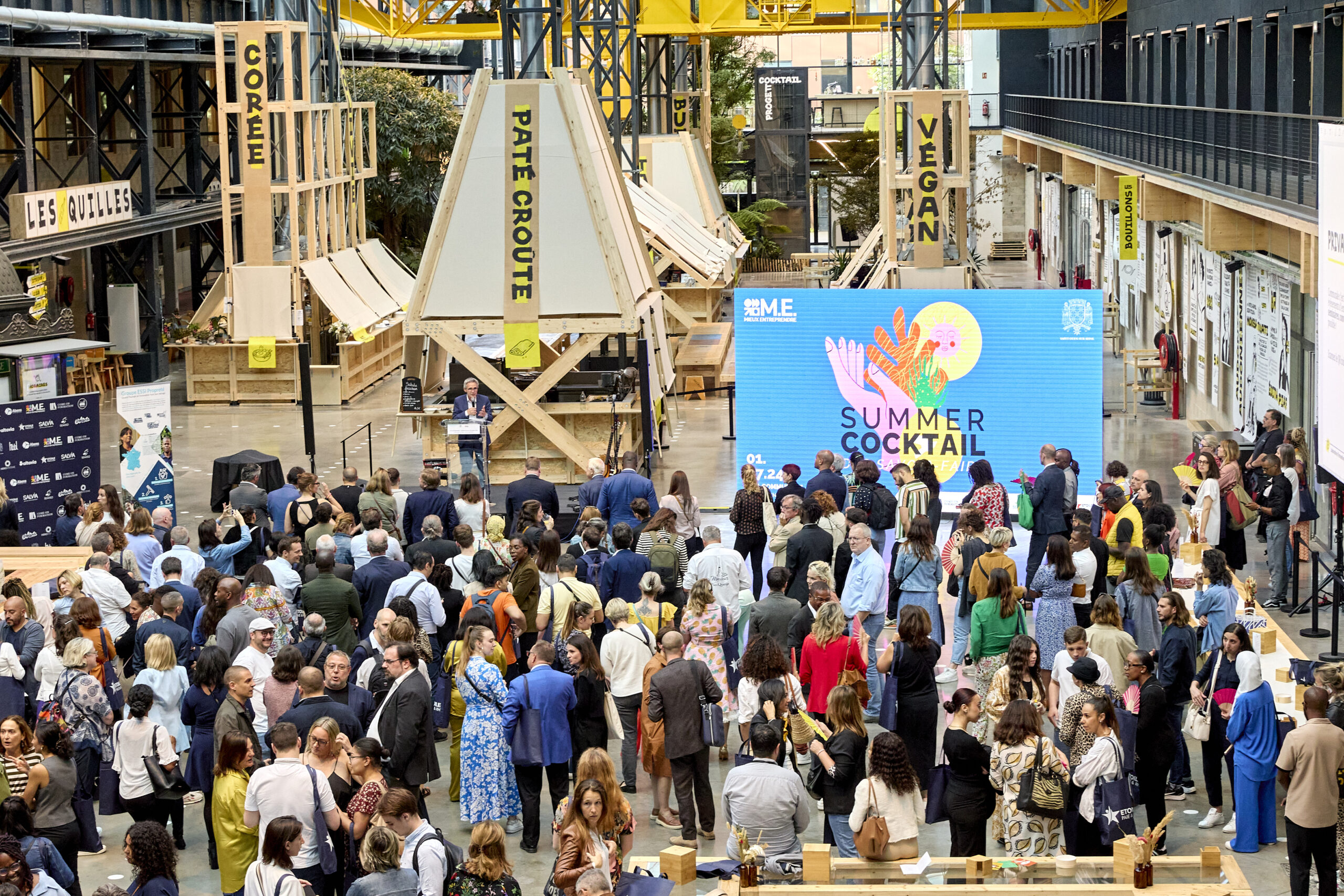1 juin 2024 La Communale Saint Ouen, Summer cocktail de M.E Entreprendre