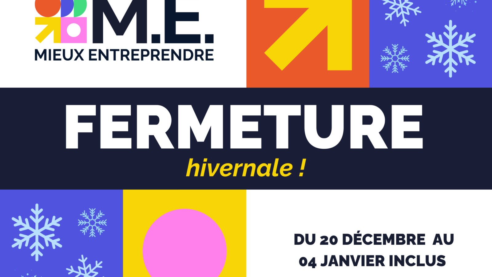 Fermeture hivernale 2025