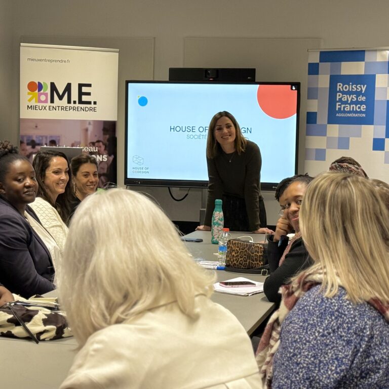 Croissance+ Entrepren’HER – atelier Design Thinking